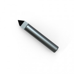molino de extremo de la profundidad PCD de 1m m a de 3.5m m solo Diamond End Mill cristalino polivinílico