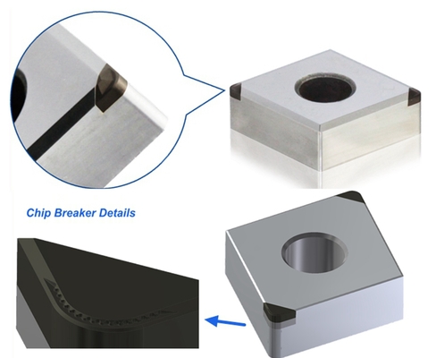 Tipo partes movibles de acero templado de PNH0120 PNH2018 PNH3019 Chip Breaking Inserts DN