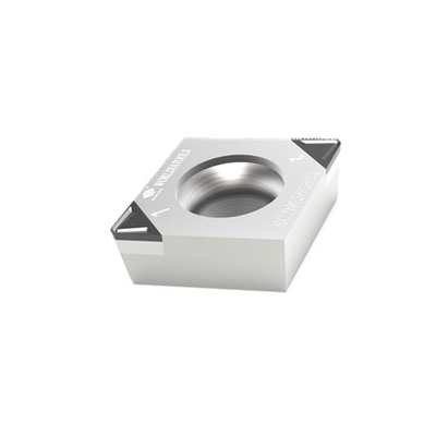 Tipo policristalino partes movibles de aluminio del cc del diamante de Chip Breaker Insert High Silicon PCD