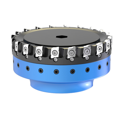 Fresa indexable de aluminio de acero de cara de PCD para el metal no ferroso
