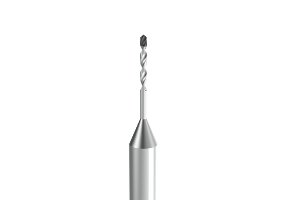 Micro broca de cerámica compuesta de Pcd que perfora dureza de ф0.451mm alta