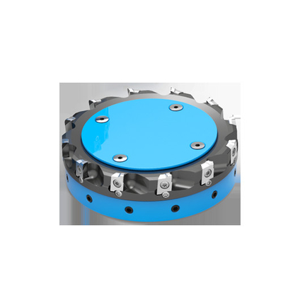 PCD ISO corte de fresado de cara FMP080SA27-BE12-12 con 12 bordes de corte herramienta para la máquina de manera eficiente superficies planas