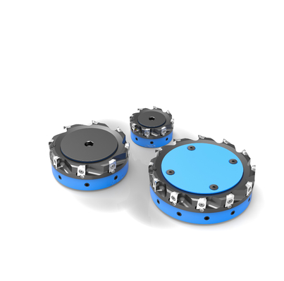 PCD ISO corte de fresado de cara FMP080SA27-BE12-12 con 12 bordes de corte herramienta para la máquina de manera eficiente superficies planas