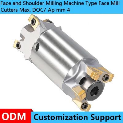 Fresadora de cara y hombro Tipo Fresas de cara Máx. DOC/ Ap mm 4 Soporte de personalización ODM