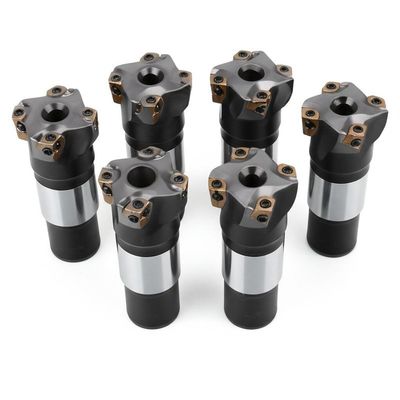 Fresas de fresado frontal de 6 filos para diámetro de fresa estándar superior a 40 mm, tipo de fresadora frontal de hombros