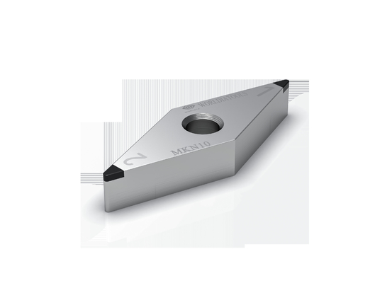 Vnga Standard Pcbn Plaquitas de torneado con punta de diamante WORLDIA