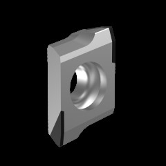 Molino de extremo estándar del hombro del parte movible del diamante que muele PCD para el aluminio