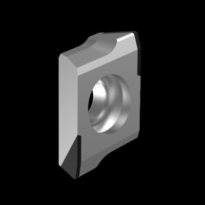 Molino de extremo estándar del hombro del parte movible del diamante que muele PCD para el aluminio