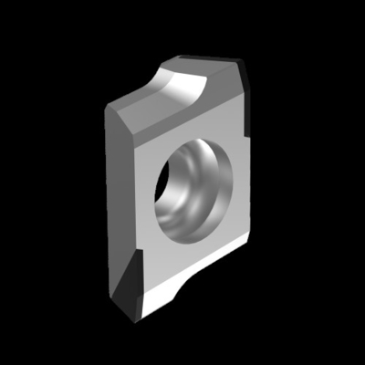 Molino de extremo estándar del hombro del parte movible del diamante que muele PCD para el aluminio